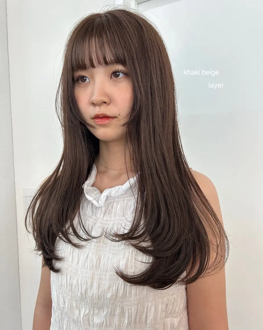 【髪質再生】🏷️似合わせカット+カラー+3step髪質改善バイカルテトリートメント✨️の写真