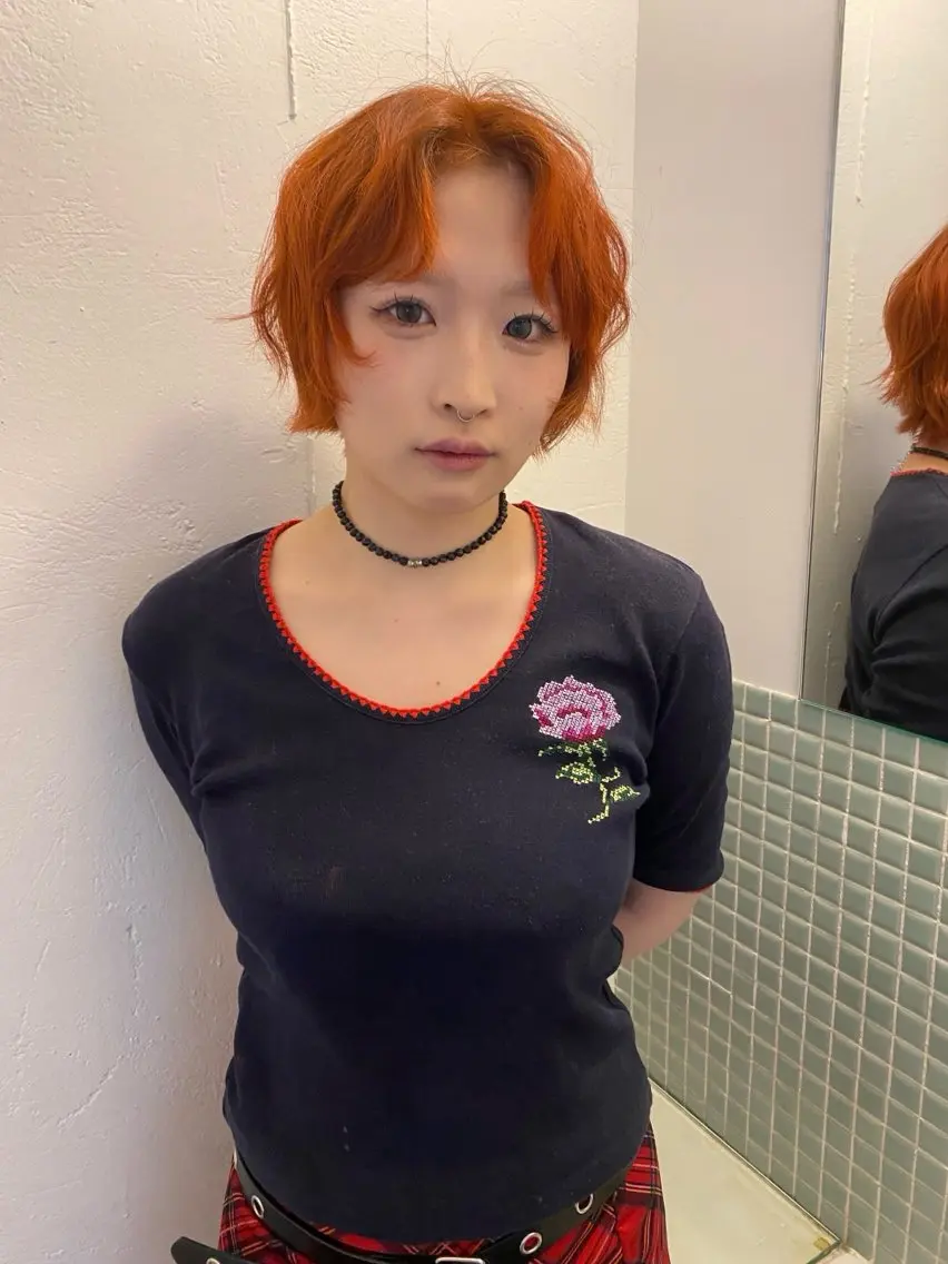 ショート カラー 心斎橋／ りんのヘアスタイル