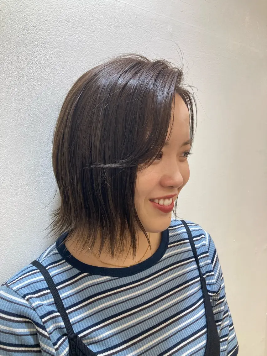 カラー グレージュ WAWA miu🌷のヘアスタイル
