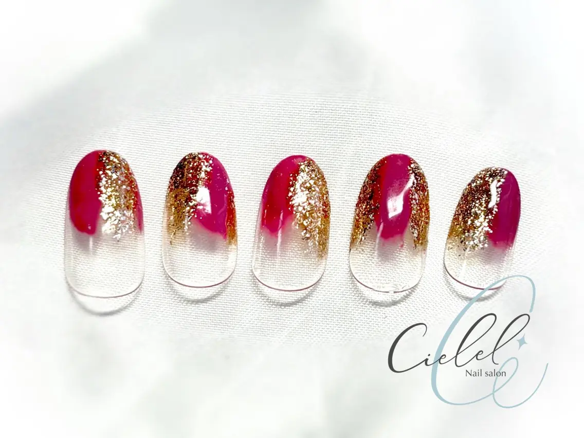ネイル ハンドネイル Nail salon Cielel⟡Ayaのネイルデザイン
