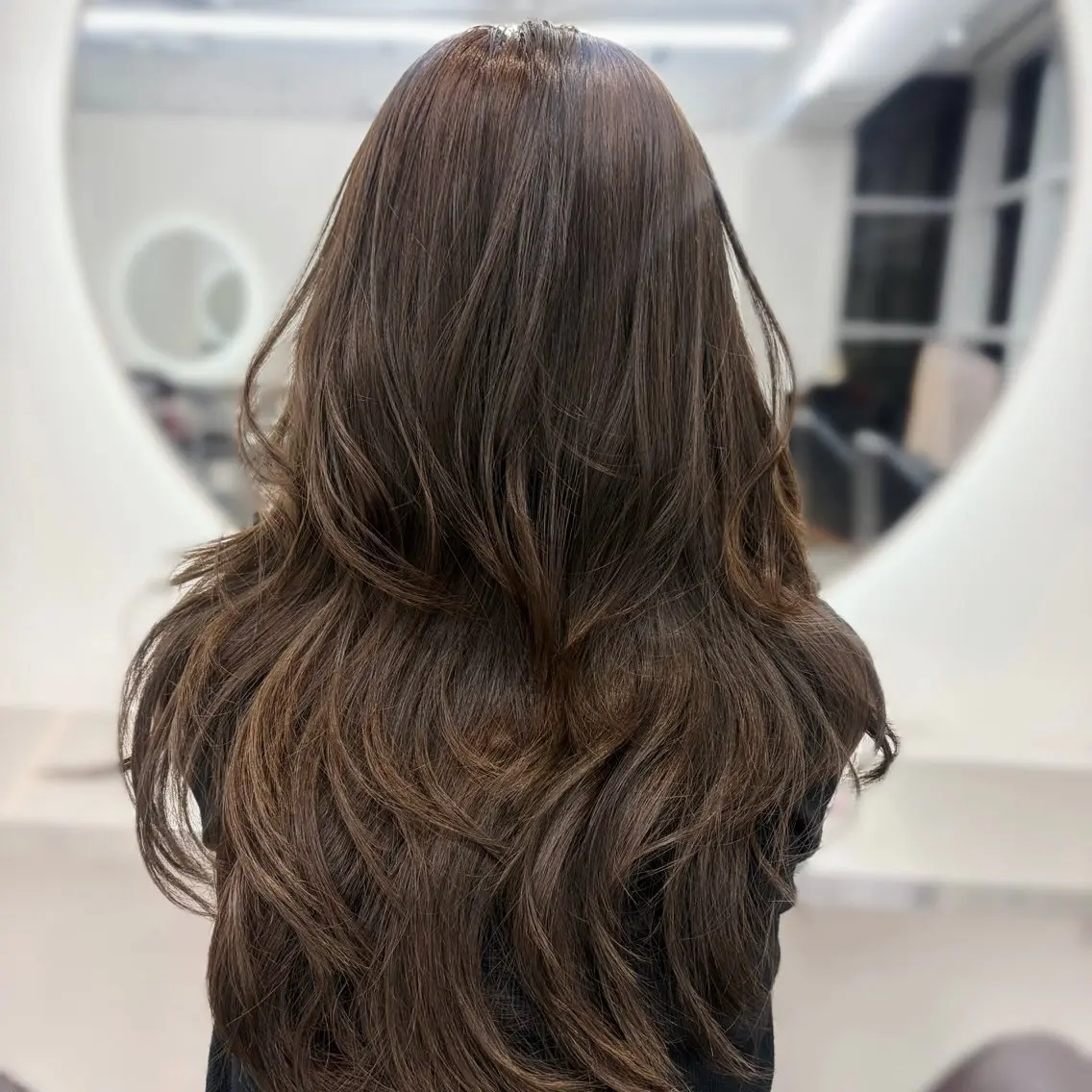 ロング ヘアカラー 透明感ベージュ/ kotomiのヘアスタイル