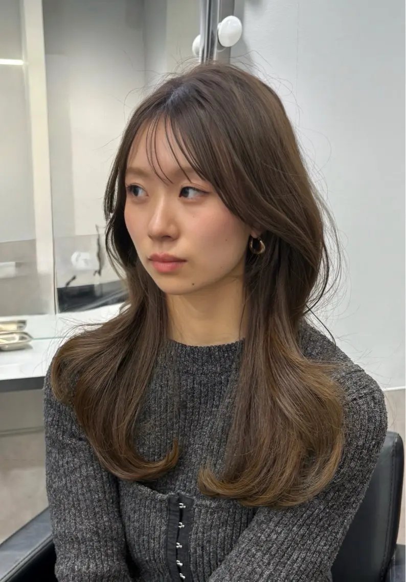 ロング カラー カット ヘアカラー 髪質改善/レイヤー カット福澤　和嗣のヘアスタイル