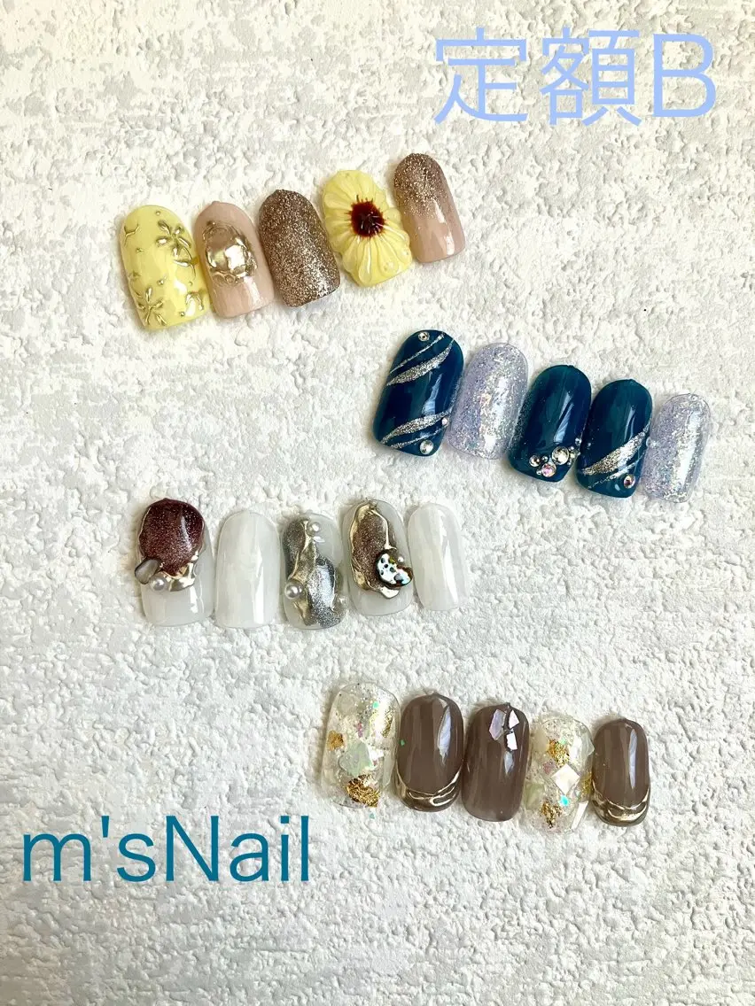 ネイル ジェルネイル パラジェル ハンドネイル m'sNail 福岡西区 ネイルのネイルデザイン
