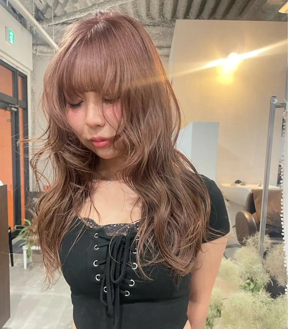 ロング 田代 さつきのヘアスタイル