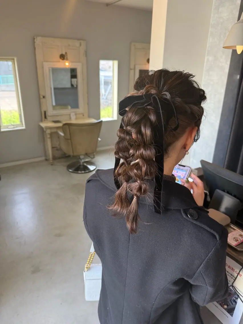 ヘアアレンジ ayumi ／透明感カラーのヘアスタイル