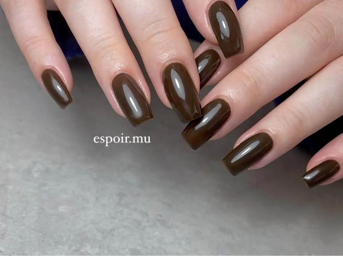 🎨one color nailの写真