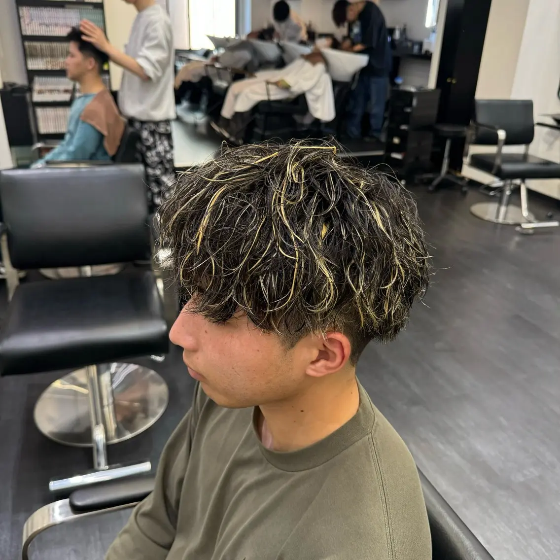 カラー パーマ メンズ カット ヘアカラー パーマ ✨メンズ特化✨鈴木 遼太のヘアスタイル