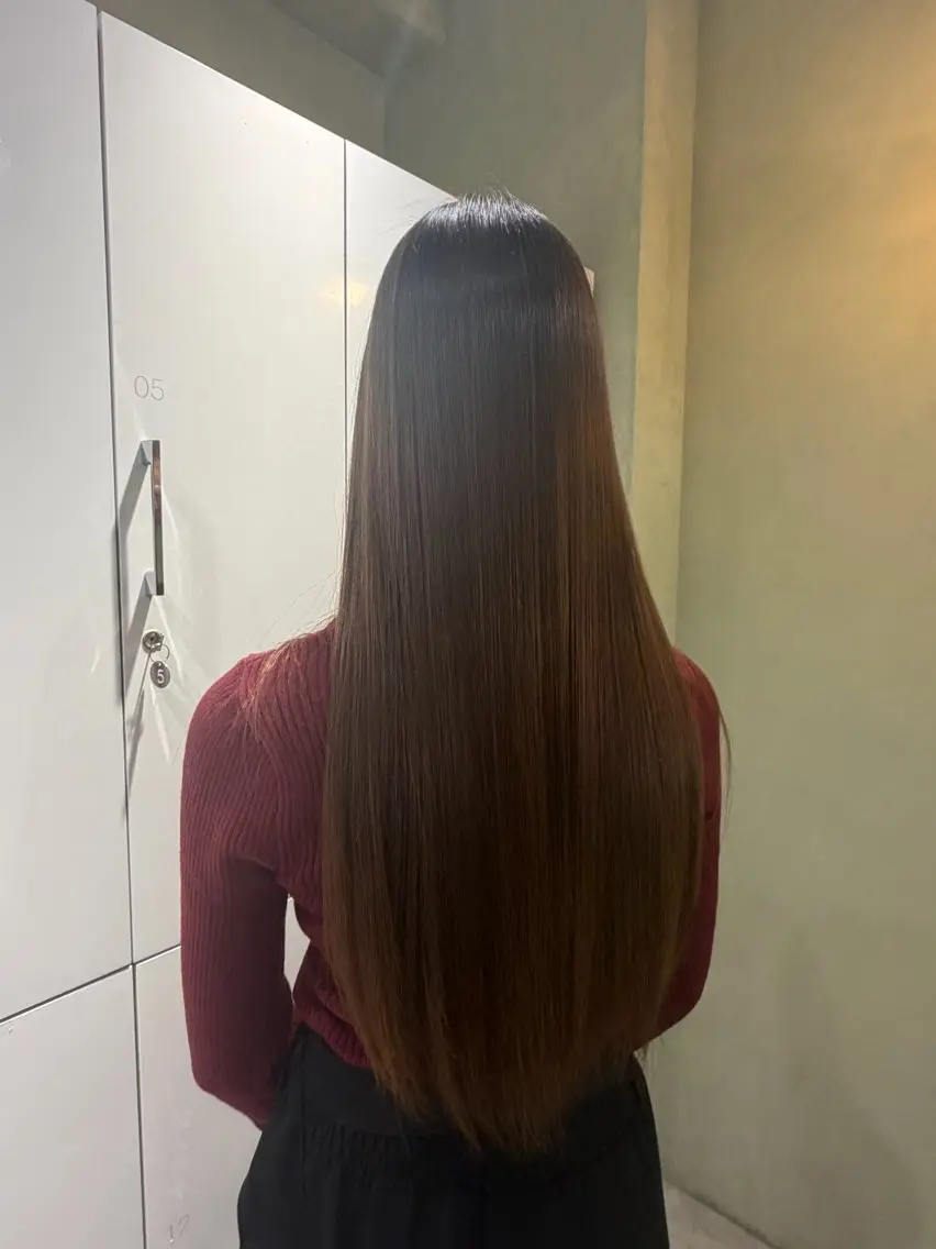 ロング 縮毛矯正 今村 心音のヘアスタイル