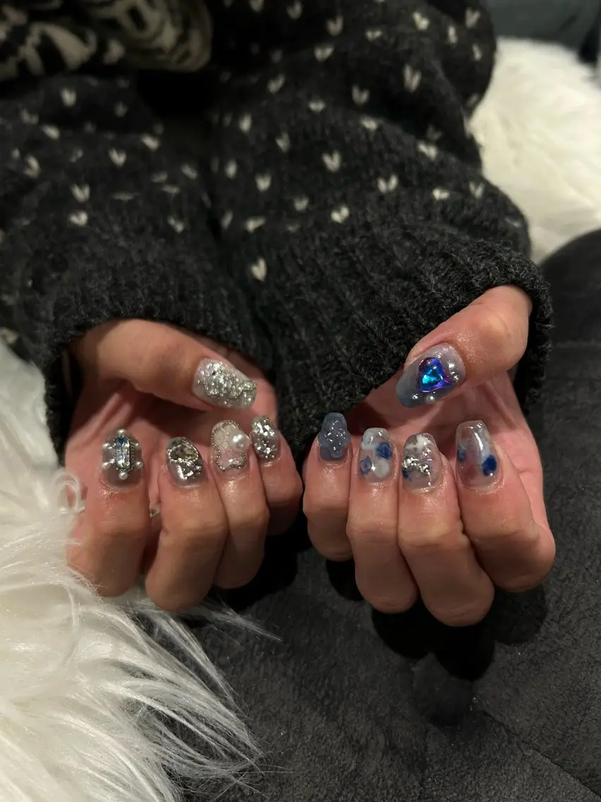 ネイル ニュアンスネイル ハンドネイル 春日井Dahlia Beauty中川のネイルデザイン