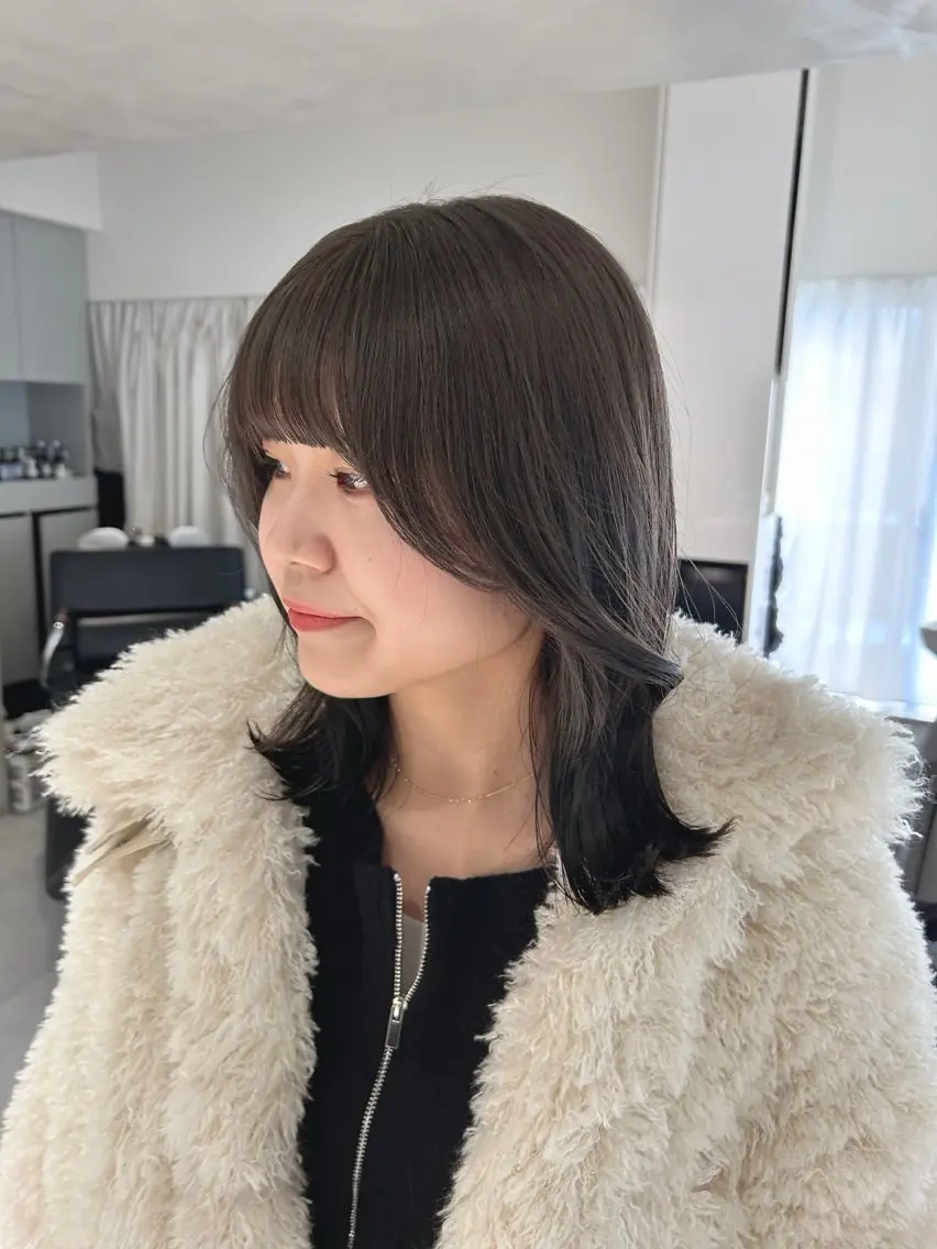 ミディアム カラー 🪞透け感&韓国ヘア 🪞honokaのヘアスタイル