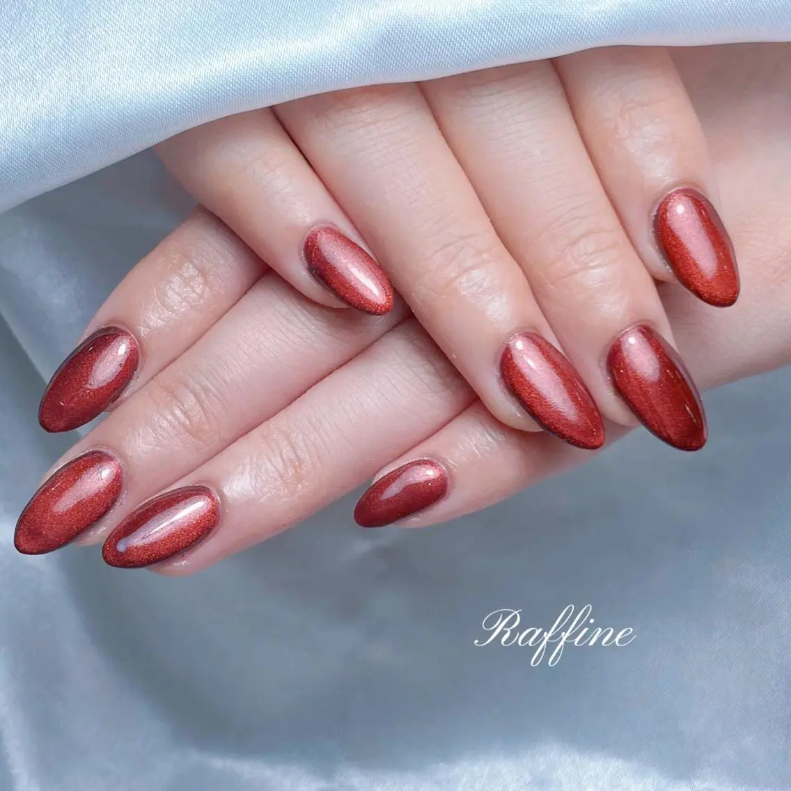 ネイル ハンドネイル RAFFINE haru🦋🩵のネイルデザイン