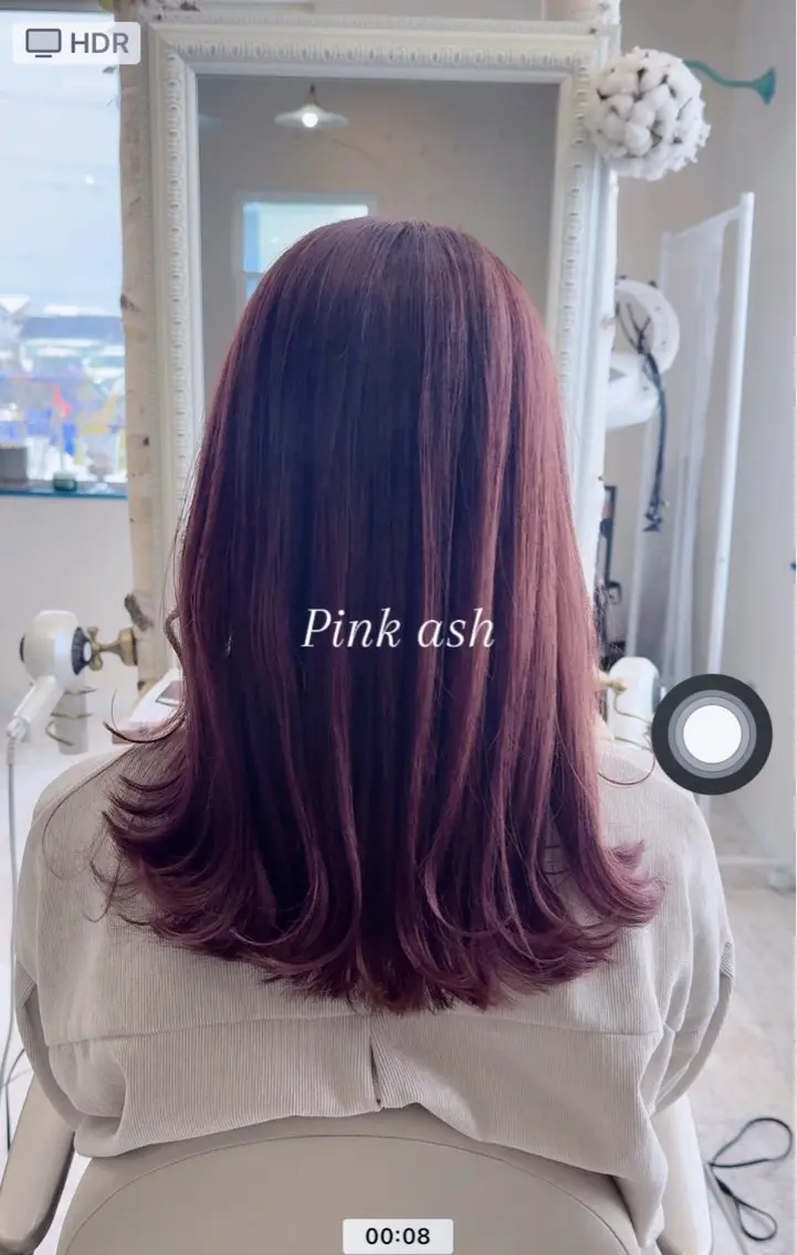 カラー Uuoul あかねのヘアスタイル