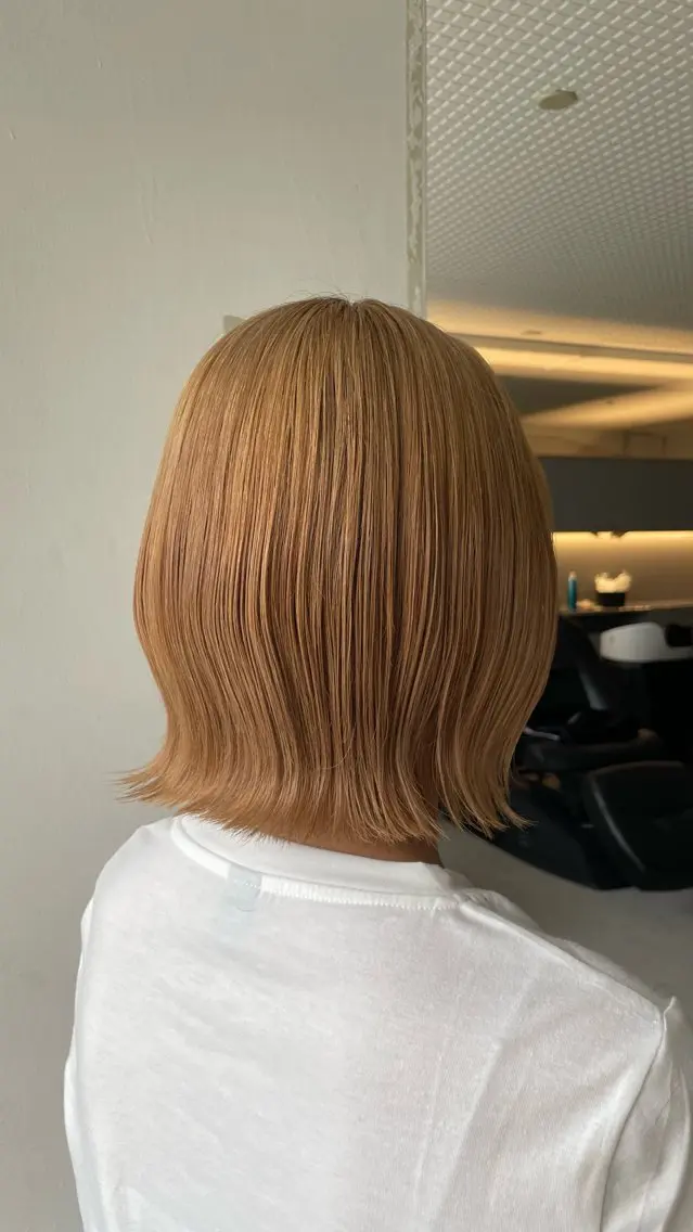 カラー ヘアカラー 安藤 まりのヘアスタイル