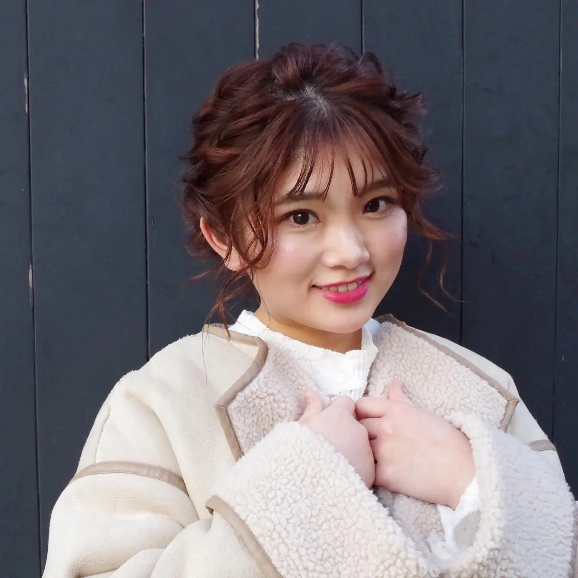 ロング ヘアアレンジ お団子ヘア 高橋 香澄のヘアスタイル