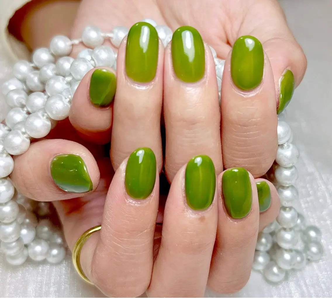 ショート ハンドネイル ハンドケア La nail pandaのネイルデザイン