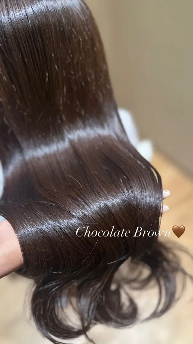 ロング カラー minori🤎 ナチュラル韓国ヘアのヘアスタイル
