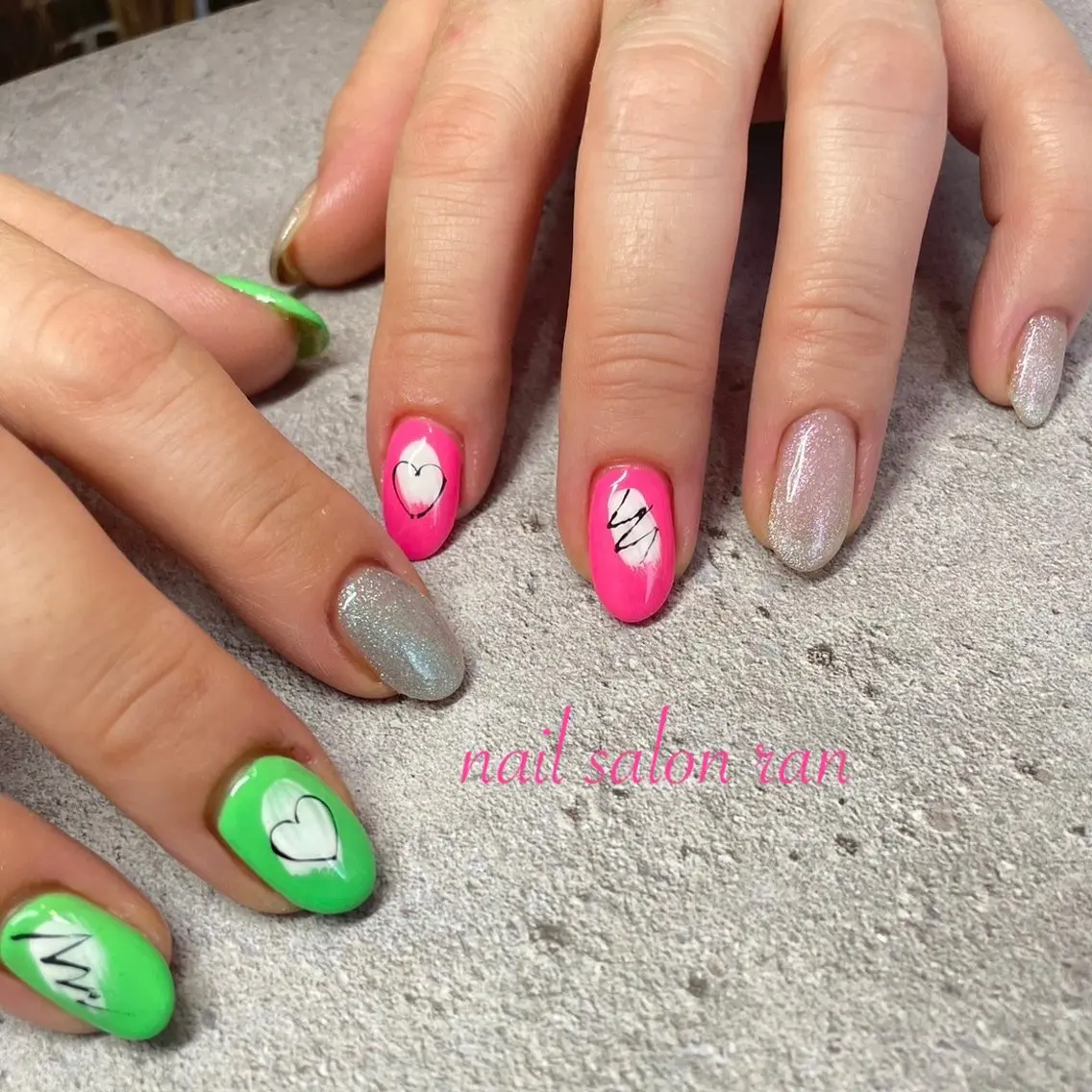 ネイル ハンドネイル ハンドケア nailsalon ranのネイルデザイン