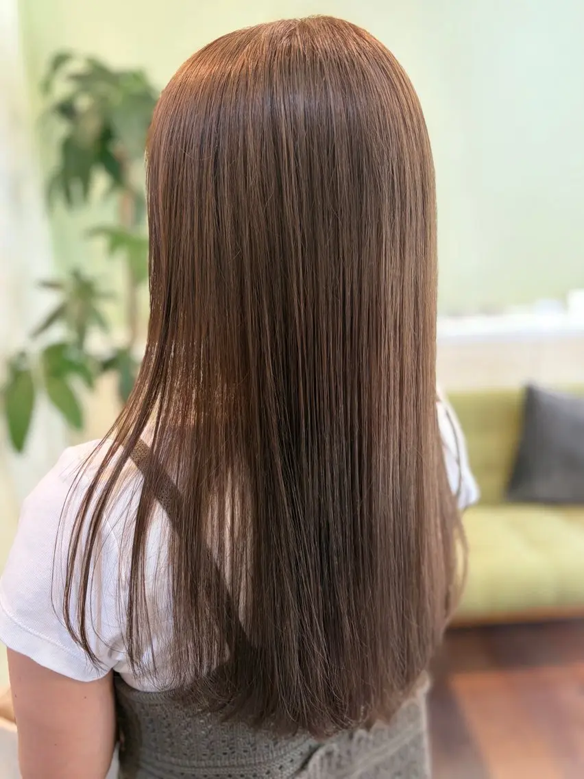 セミロング カット ヘアカラー 🎀髪質改善🎀 Olive南森町のヘアスタイル
