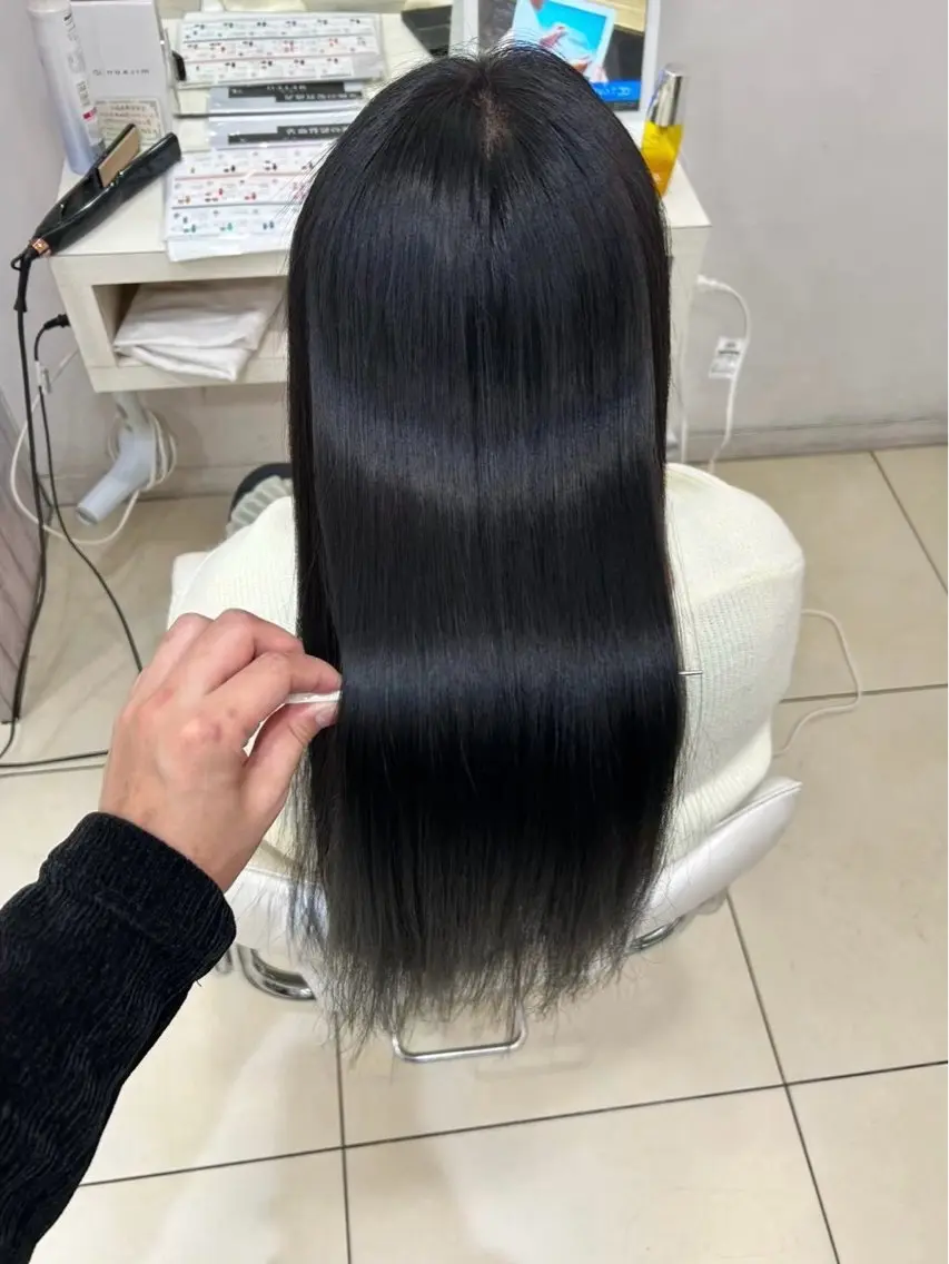 ロング カラー ヘアカラー トリートメント 🫧透明感 ×艶🫧 吉田 陽菜のヘアスタイル