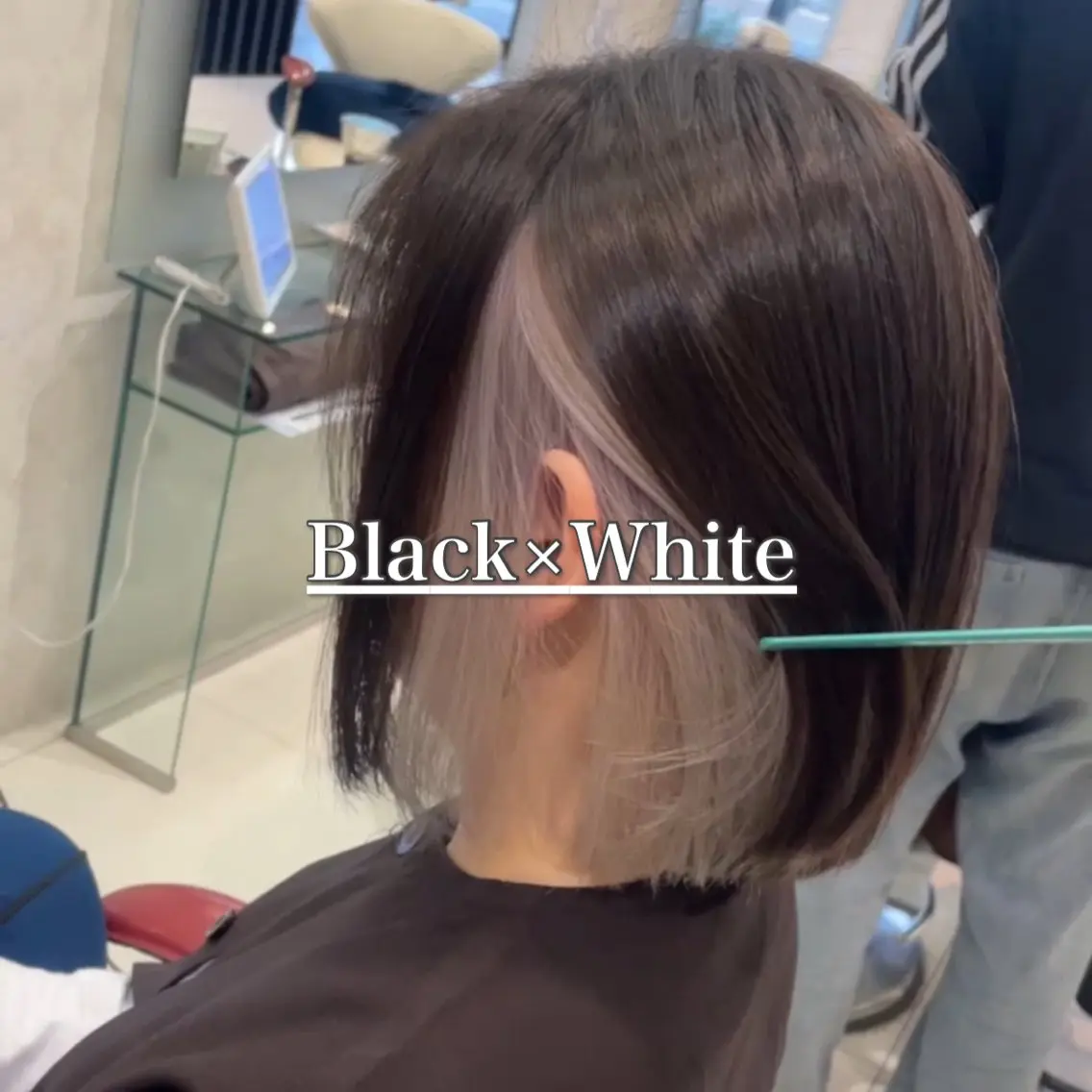 ショート カラー ブリーチ/暖色カラー 宮城陽日のヘアスタイル