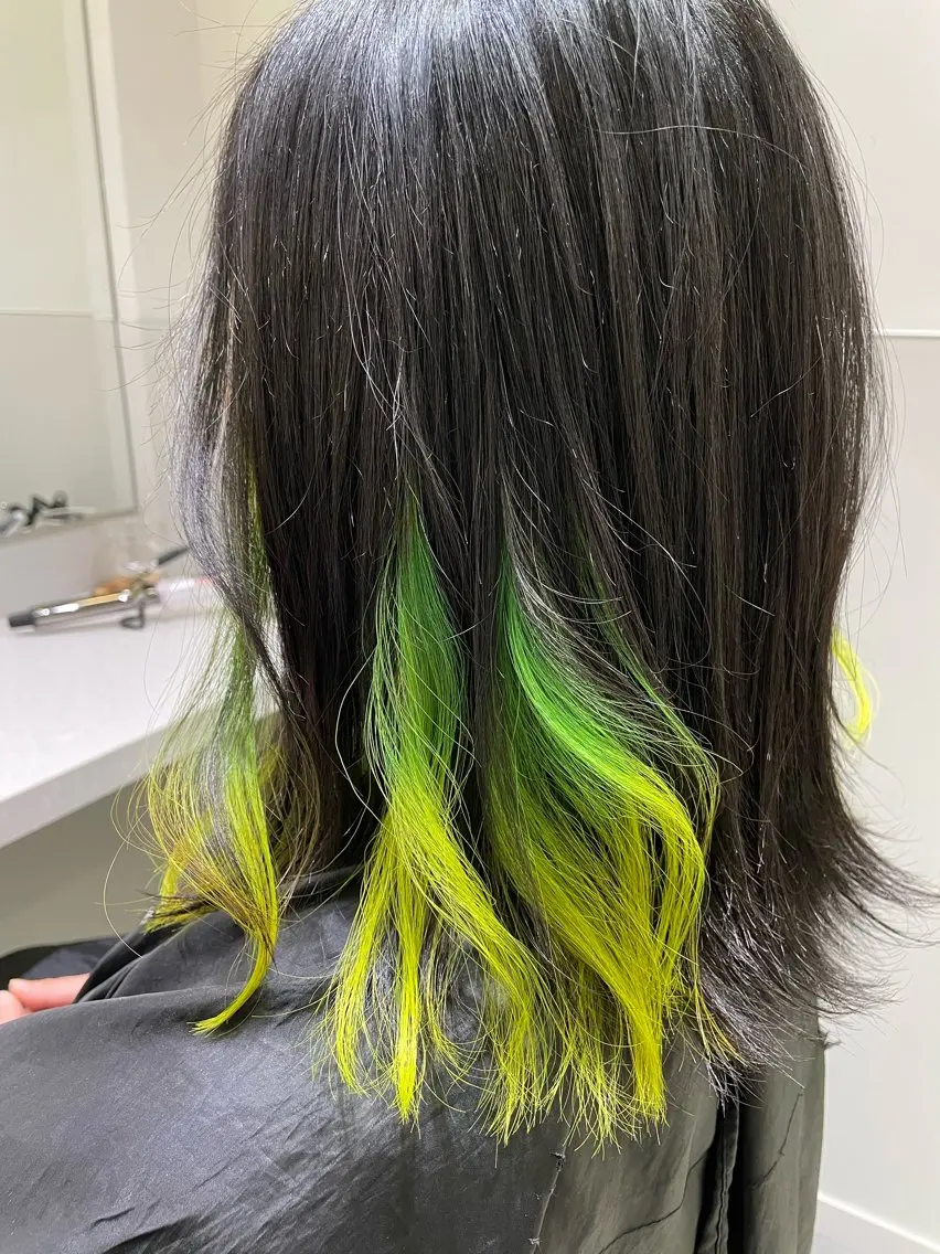 ミディアム ヘアカラー トリートメント 大阪 美容師 林のヘアスタイル