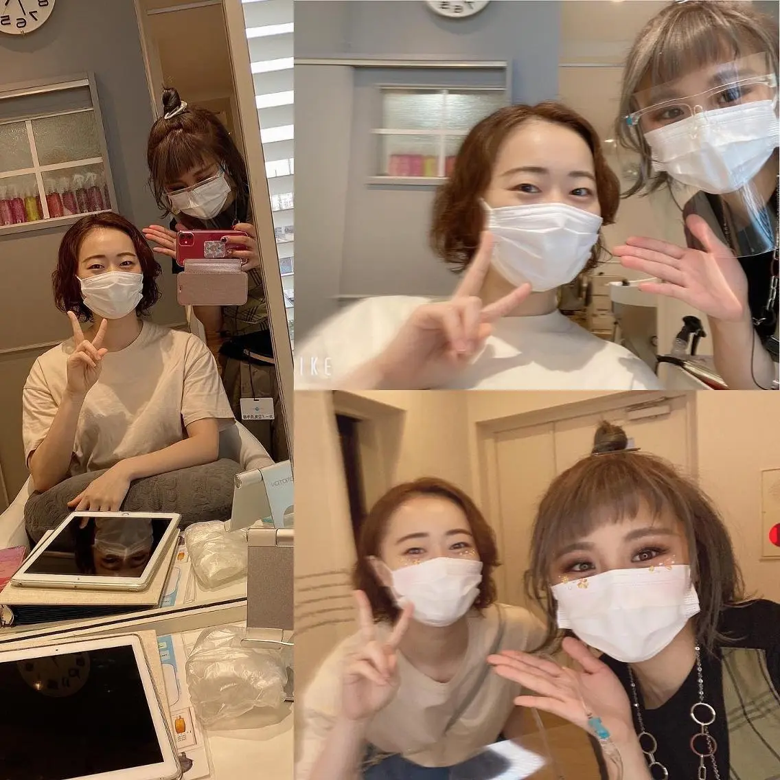 ショート カラー パーマ ヘアアレンジ メンズ キッズ ネイル マツエク・マツパ ✂︎ショート、ボブ、 レイヤー🩵YUMIのヘアスタイル