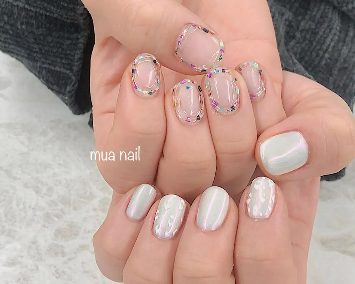 ネイル ミラーネイル mua nail mikiのネイルデザイン