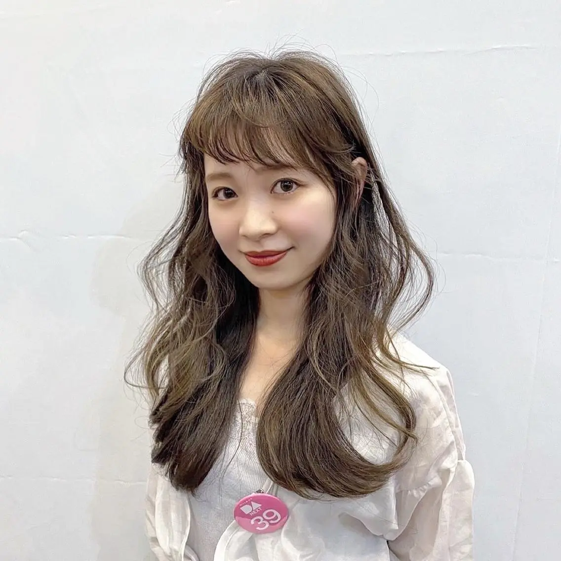 セミロング ✨ブリーチなし✨ 🫧透明感カラー🫧のヘアスタイル