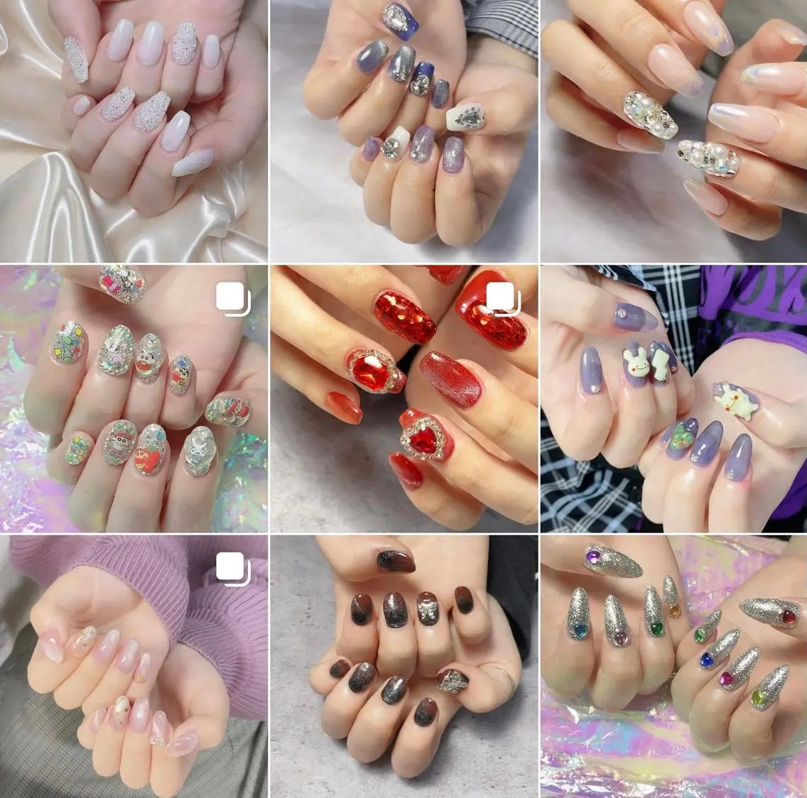 ネイル 渋谷／チップ長さ出し 👑アプレgel-xのネイルデザイン