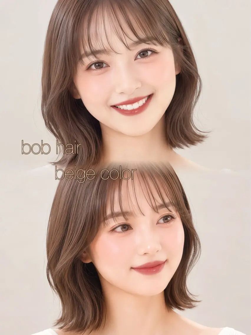カラー カット ヘアカラー 丸山 心 / 艶カラーのヘアスタイル