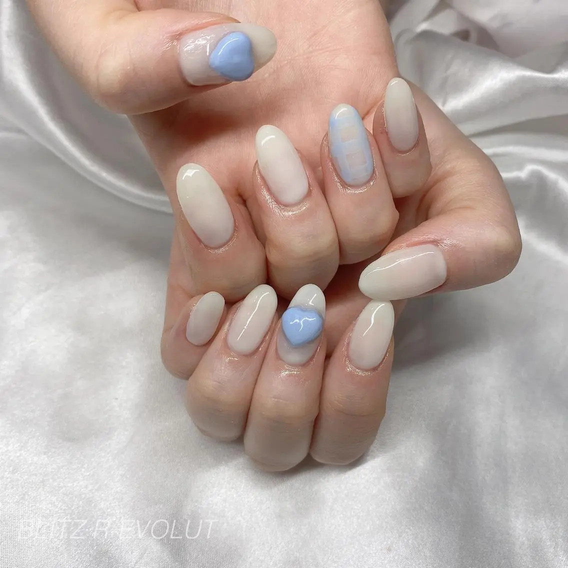 ネイル ハンドネイル ☁️BLITZ 🎀笠原雪音🎀のネイルデザイン