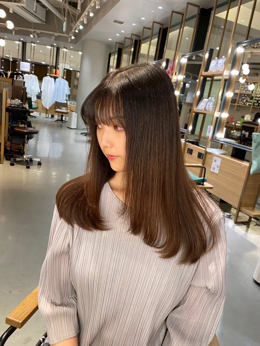 ロング カラー unopulir 景山 凌のヘアスタイル