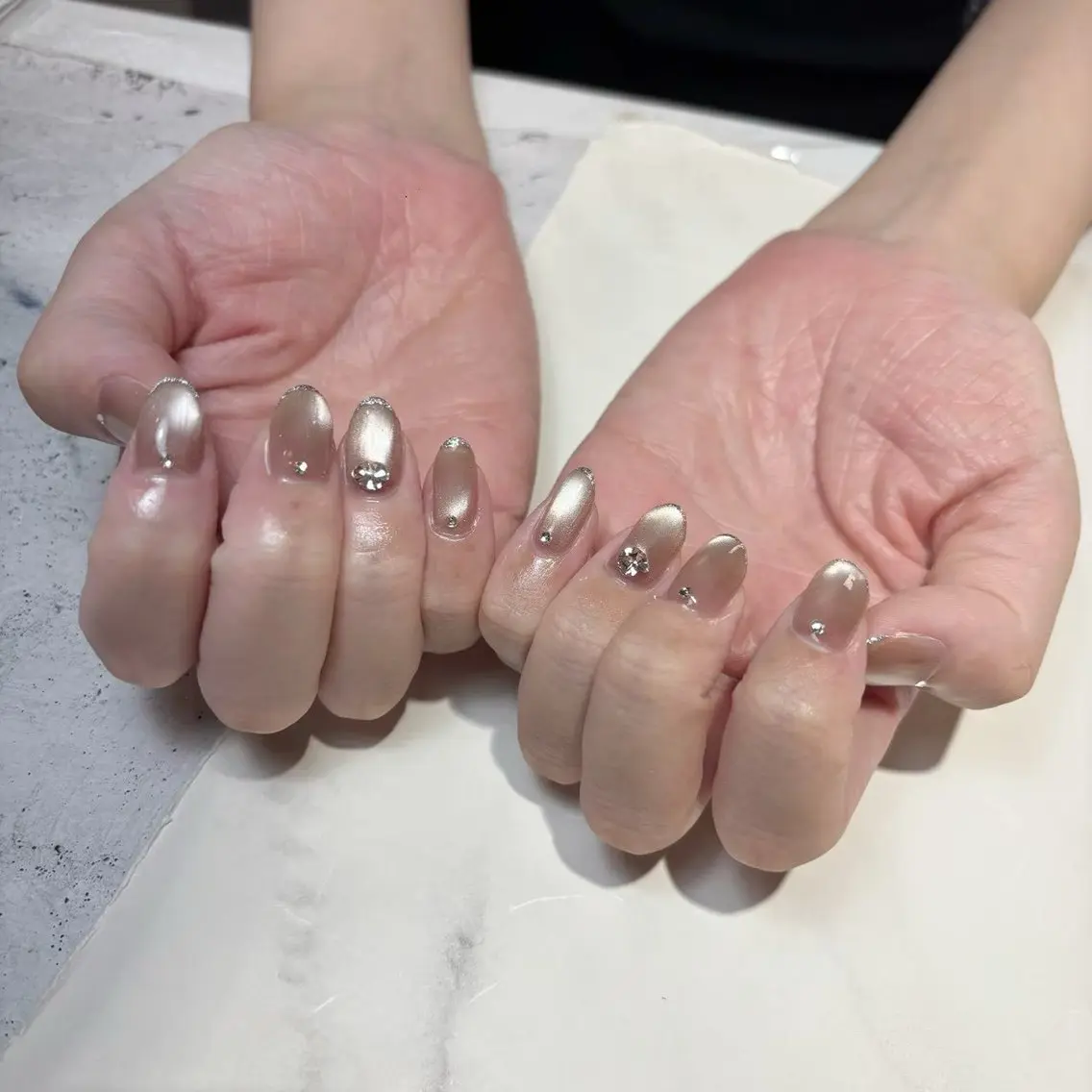 ネイル ハンドネイル GLAMSLAM さつきのネイルデザイン