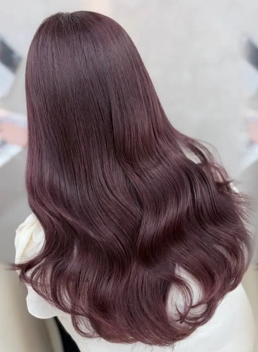 ロング カラー ラベンダーカラー ピンクカラー ピンクラベンダー 🍒さき🍒大宮/ 艶カラー特化のヘアスタイル