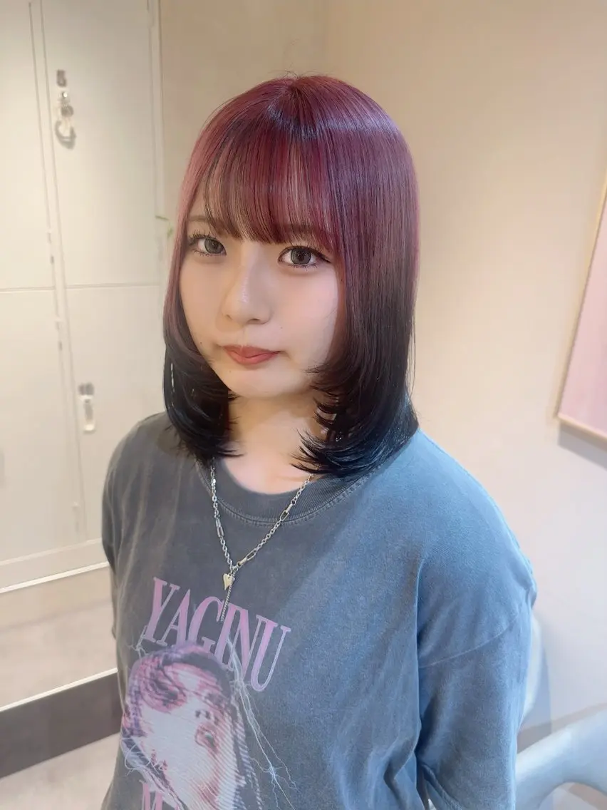 ミディアム カラー カット ヘアカラー トリートメント 🪞IA渋谷/個室 サロン/けいと🪞のヘアスタイル