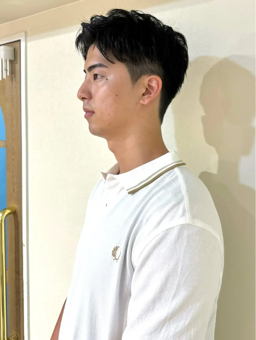 ショート 韓国風ヘア 縮毛矯正 ウルフカット ヤマグチ リョウのヘアスタイル