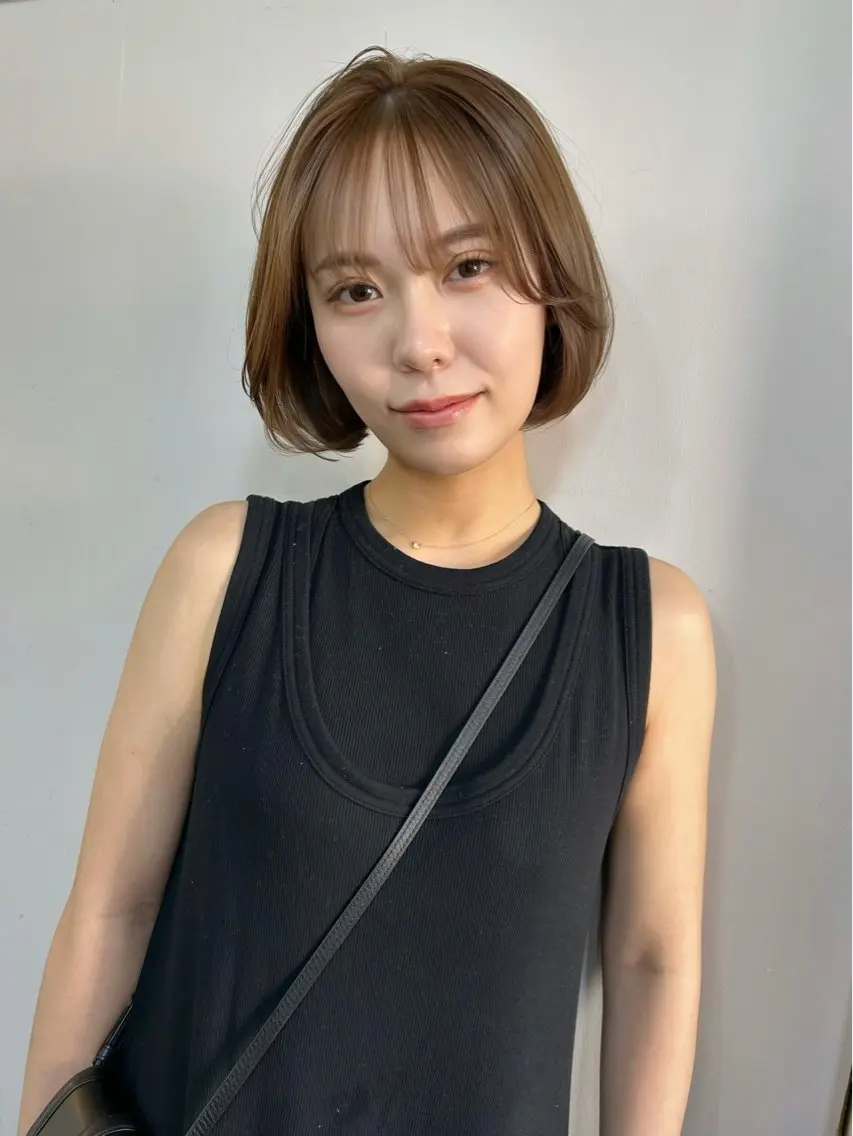 ショート カラー カット ヘアカラー AKO .のヘアスタイル