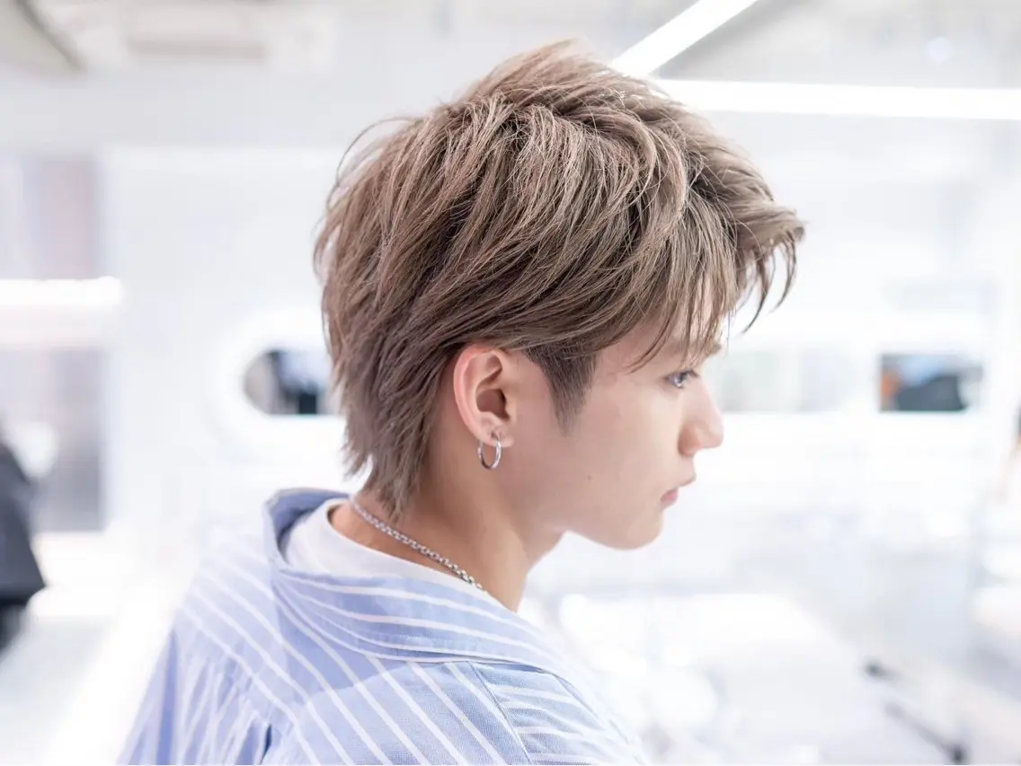 【メンズ限定】メンズカット+ケアブリーチダブルカラー+3stepトリートメントの写真