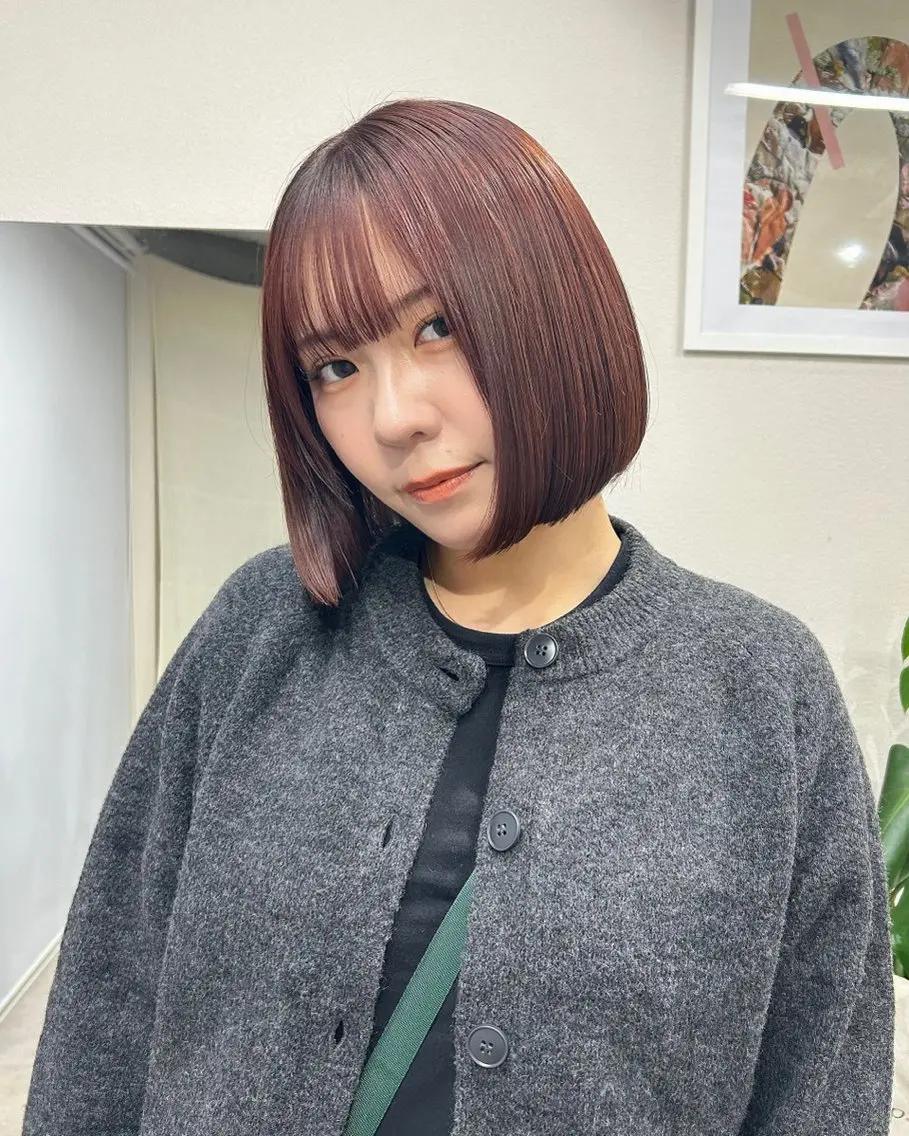 ショート カラー ボブ AKO .のヘアスタイル