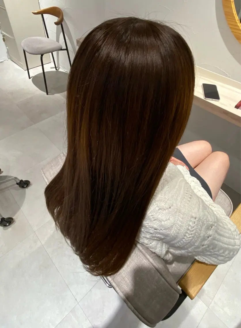 縮毛矯正 村瀬 友香のヘアスタイル