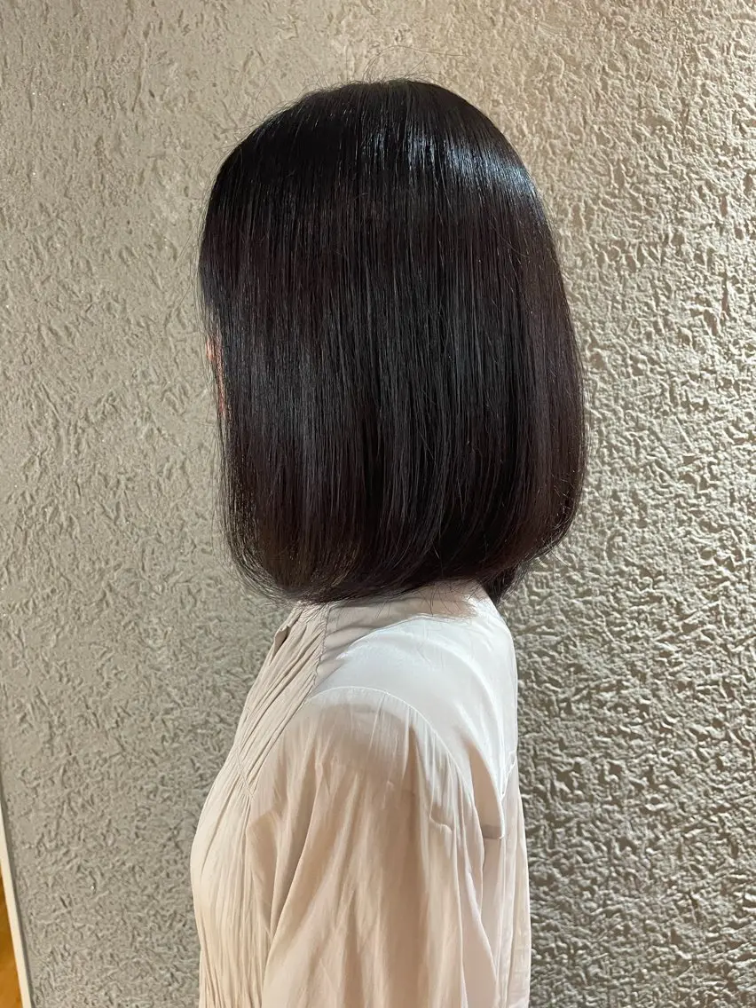 ミディアム Heart box 仲嶺　瑠輝のヘアスタイル