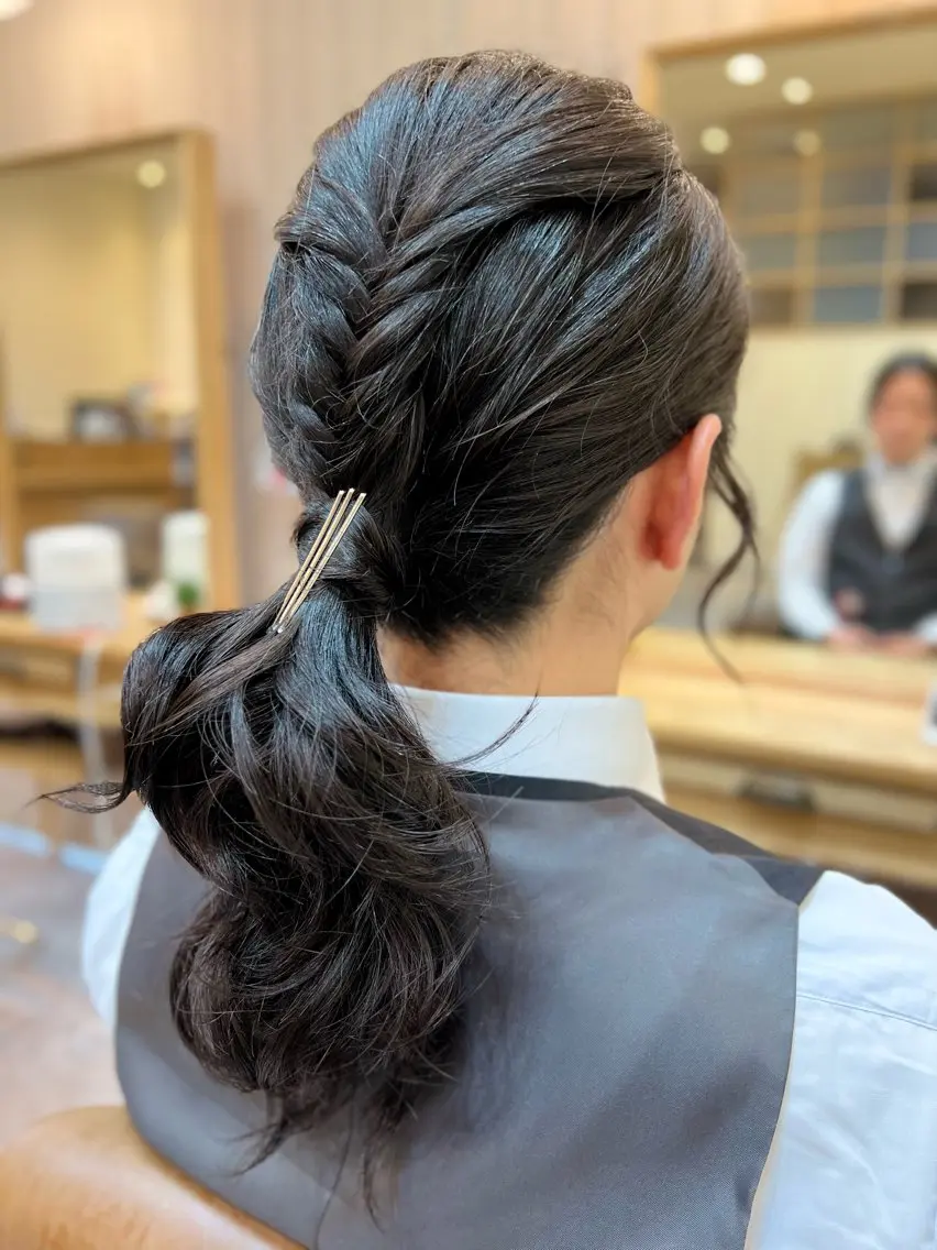 ヘアアレンジ メンズ 結婚式・ブライダル 🎀shell吉祥寺 ナオ🧸のヘアスタイル
