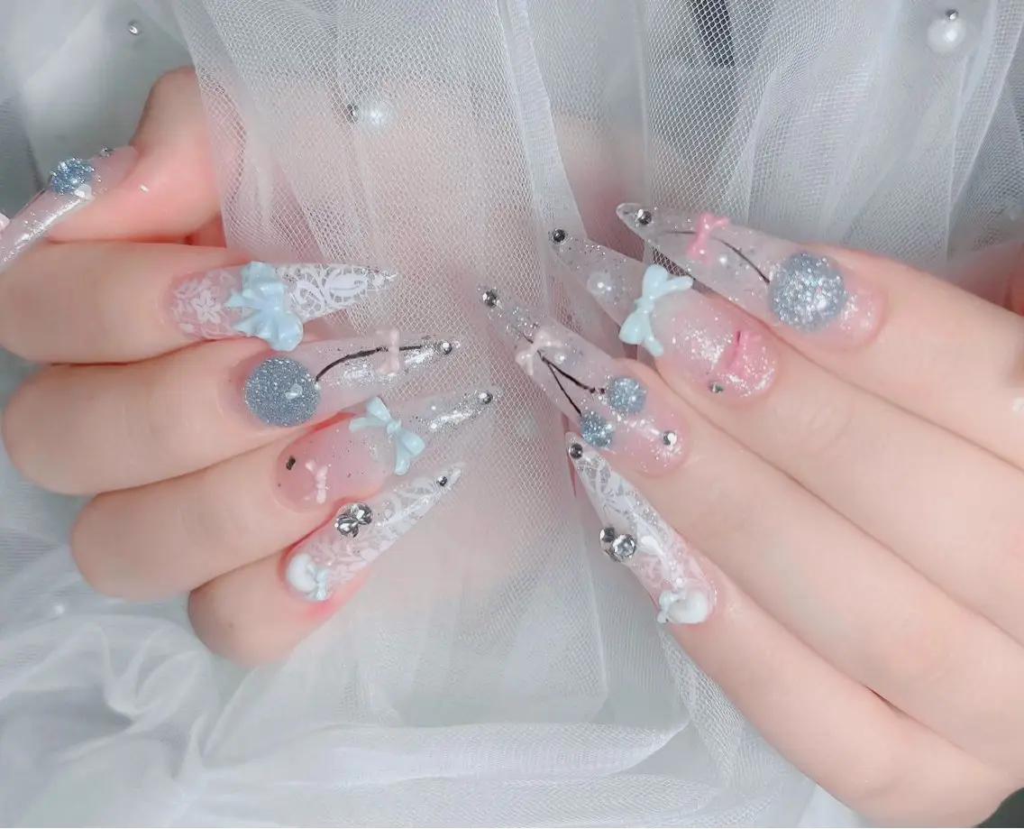 ネイル アートネイル 韓国ネイル 持ち込み ワンホンネイル ハンドネイル Lenie Nail Salonのネイルデザイン