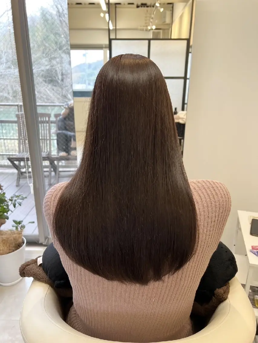 セミロング 髪質改善専門店ar 南森町店のヘアスタイル