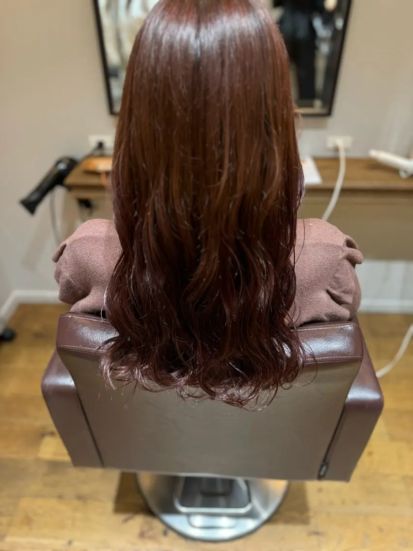 ロング カラー 美髪矯正 KASUMIのヘアスタイル