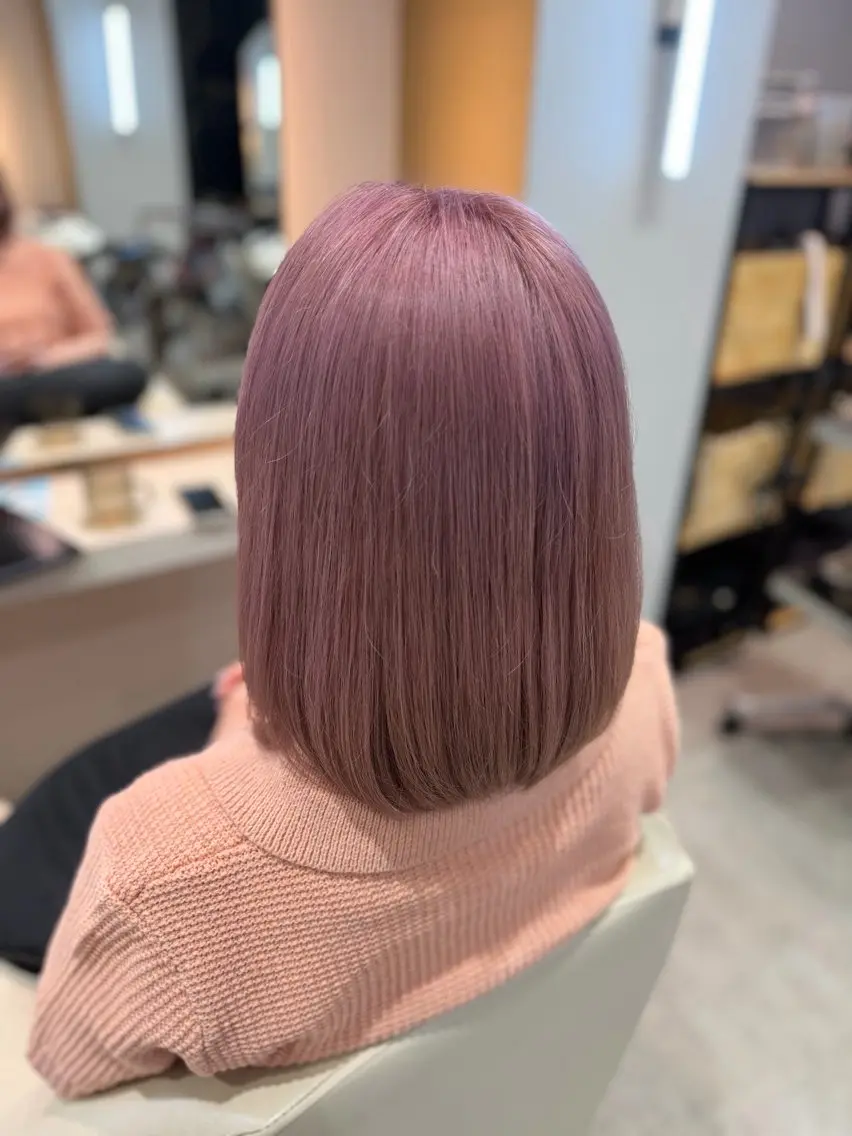 カラー ヘアカラー トリートメント ROSA このかのヘアスタイル