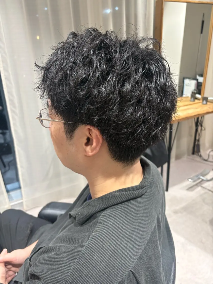 パーマ メンズ メンズパーマ ツイストスパイラルパーマ スパイラルパーマ カット パーマ aina / n.w.hのヘアスタイル