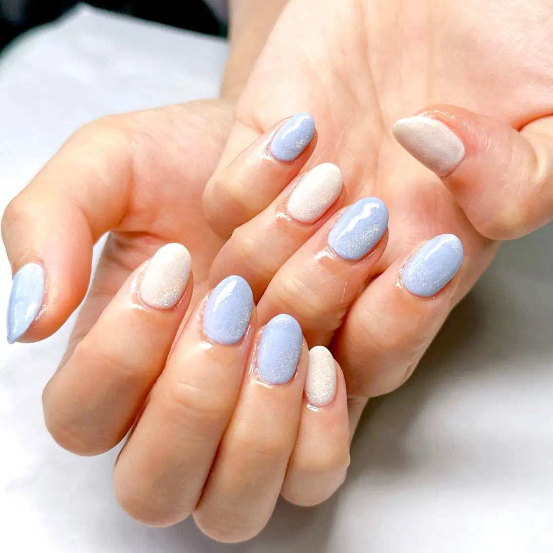 ネイル オーロラネイル マグネットネイル PLANET nailのネイルデザイン