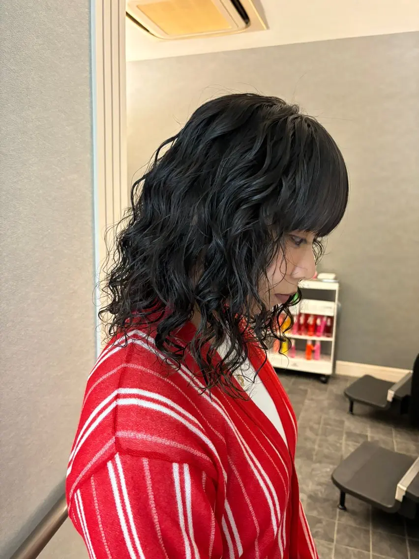 🪐パーマ+カット+4stepトリートメント🪐の写真