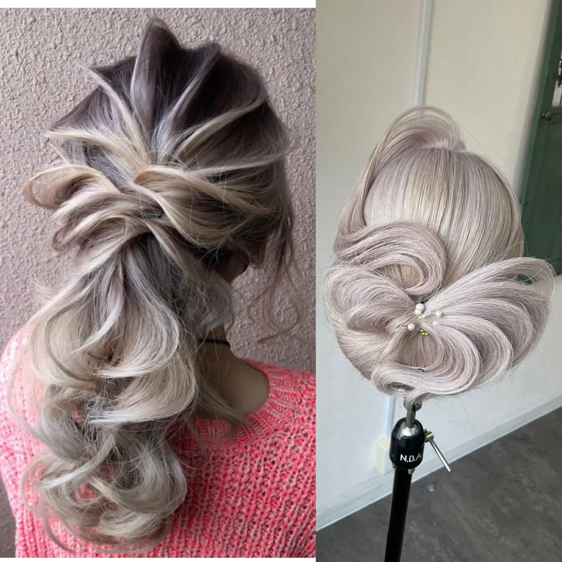 カチモリヘアアレンジの写真